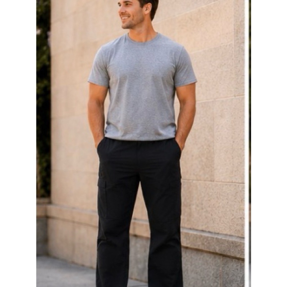 Carhartt Cargo Pants Mens Regular Black Excellent Force Liberty Stretch Utility